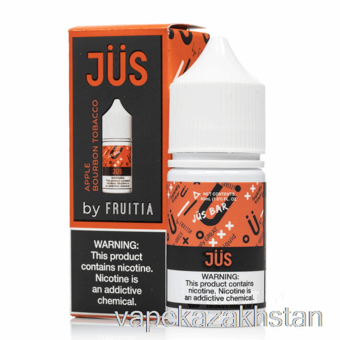 Vape Smoke Apple Bourbon Tobacco - JUS Salts - 30mL 35mg